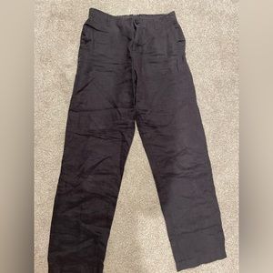 Muji  100% linen straight pants